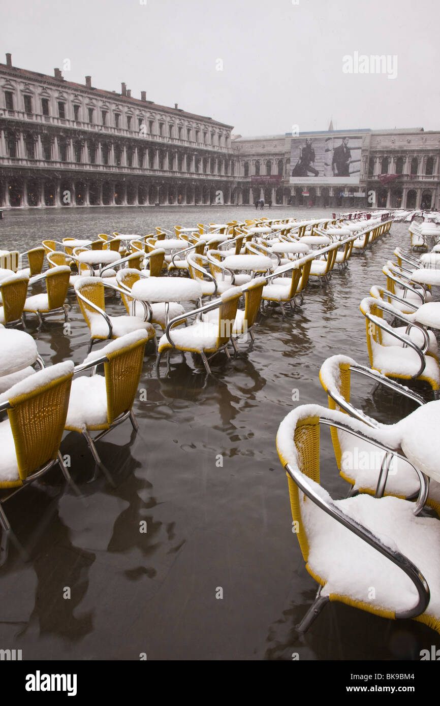 High tide in Venice, Italy Stock Photo Alamy
