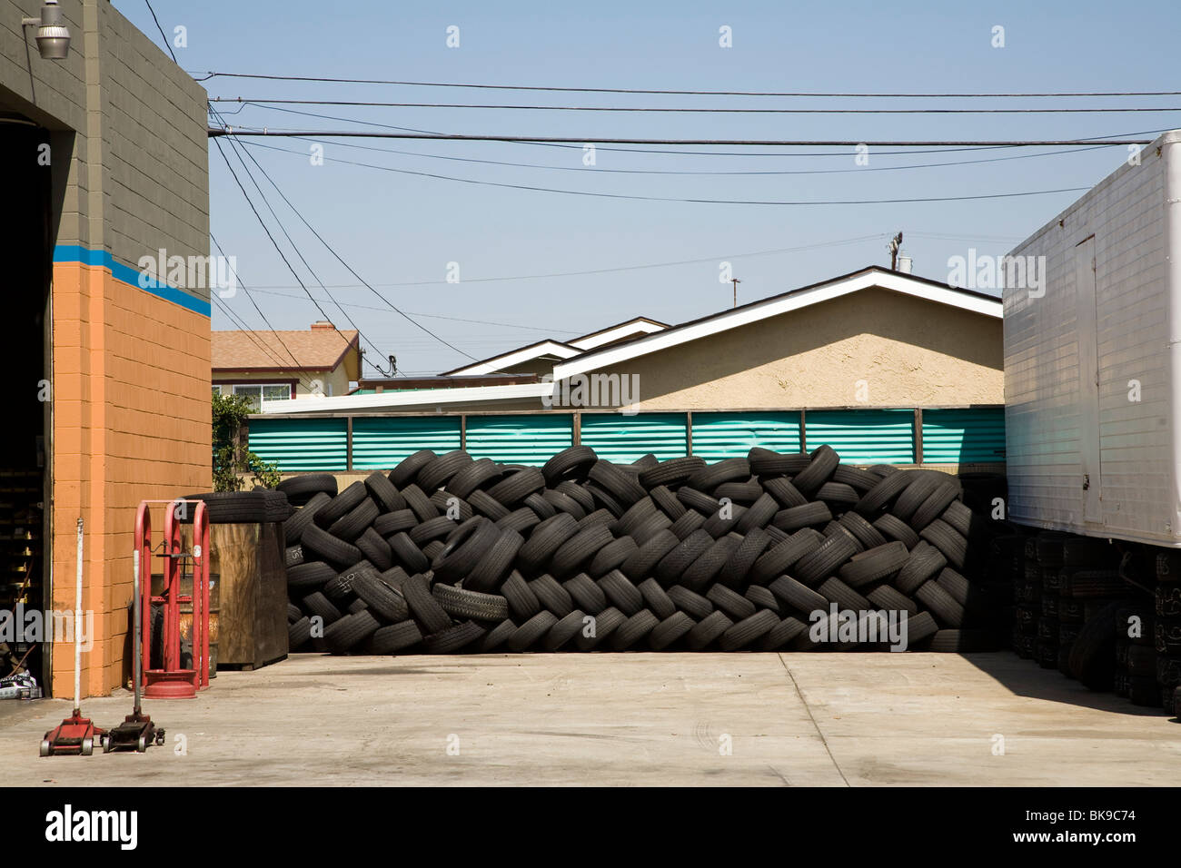Tire shop, Lawndale, Los Angeles County, California, United States of