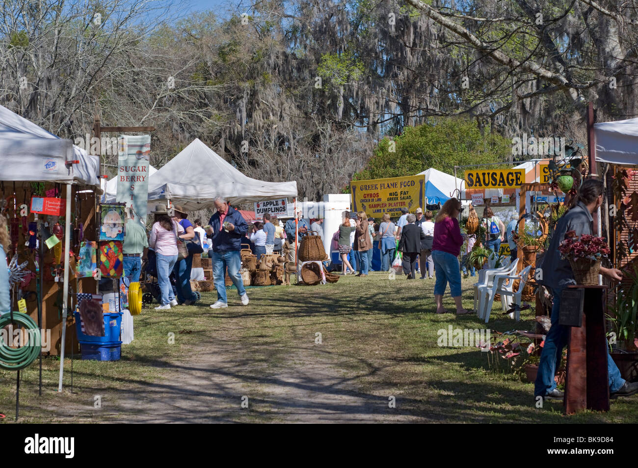 Kanapaha Spring Garden Festival Gainesville Florida Stock Photo Alamy