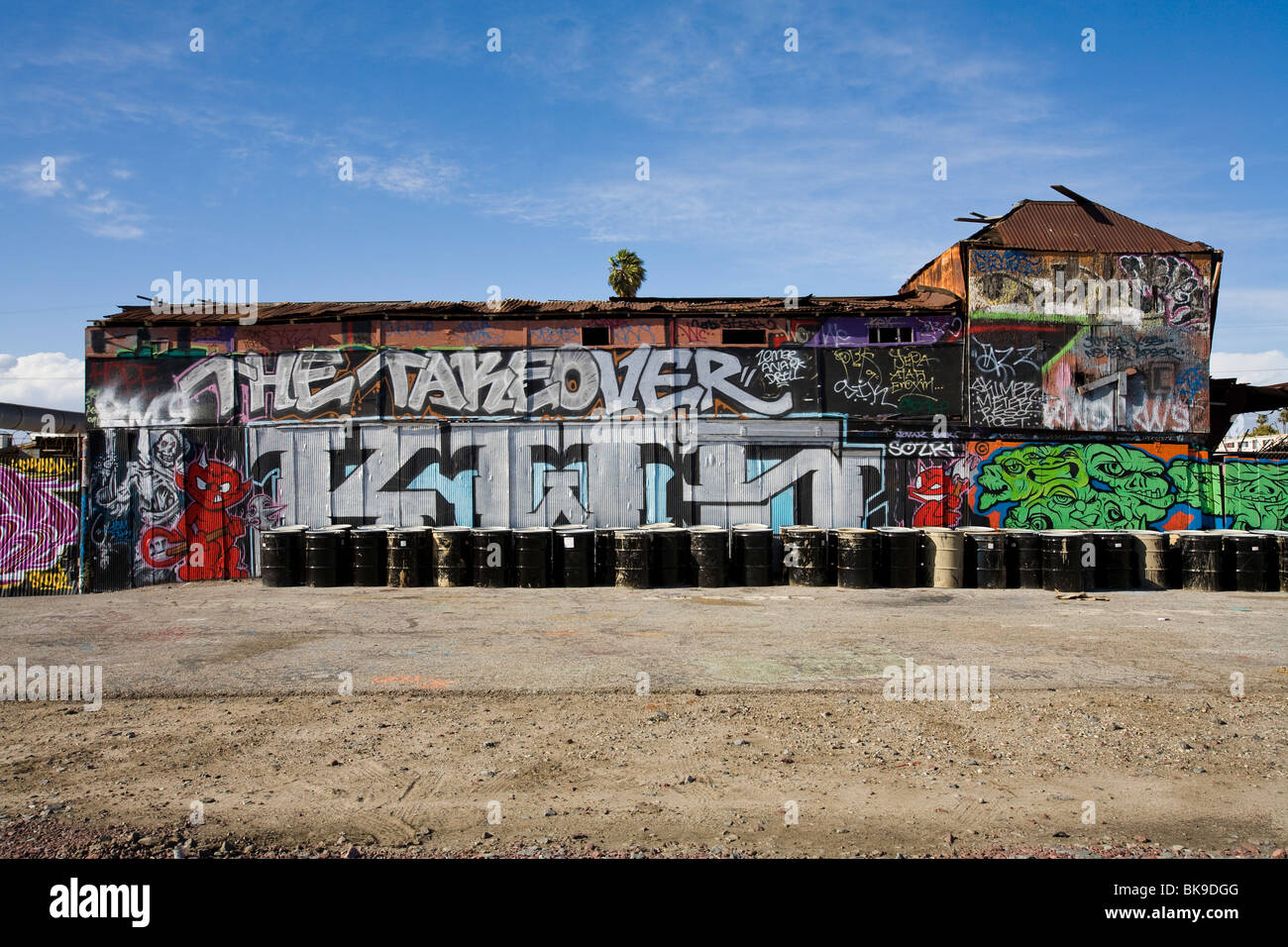 Industrial Yard, South Los Angeles, California, United States of ...