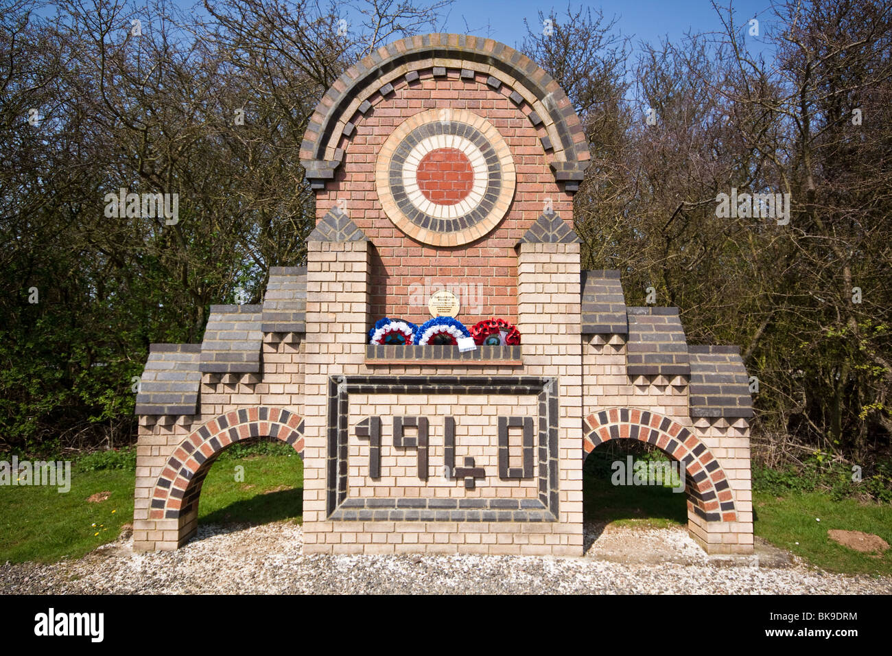 Battle of Britain National Memorial at Capel Le Ferne Kent Stock Photo
