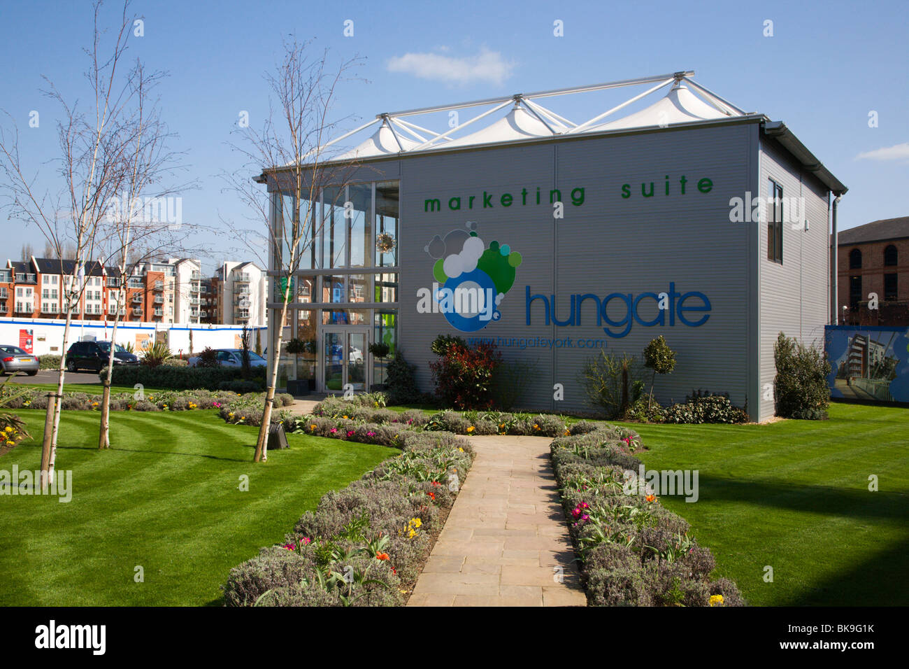 Hungate Residential Property Marketing Suite York UK Stock Photo
