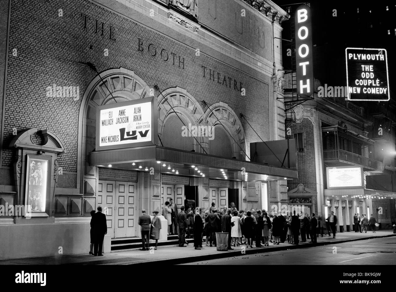 Plymouth and Booth Theatre: New York City, NY (Vintage)