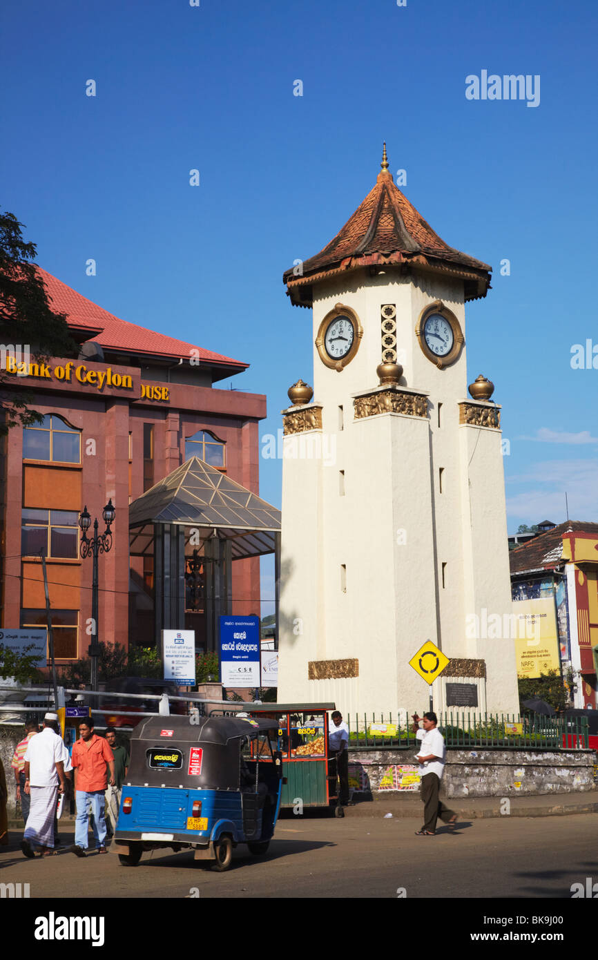 Clock tower in city centre, Kandy, Sri Lanka Stock Photo Alamy