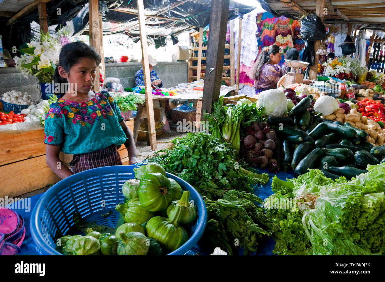 Market Panajachel Guatemala Stock Photo