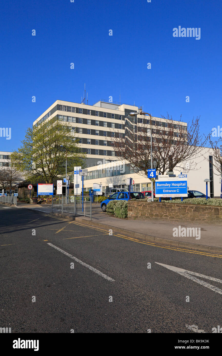 Barnsley District General Hospital, main entrance, Barnsley, South