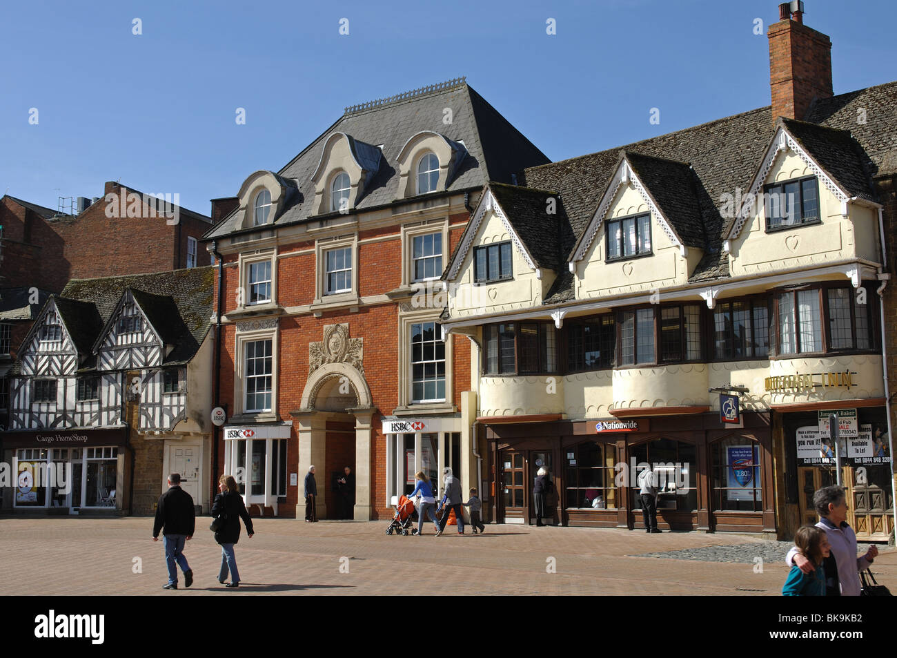 Market Place Banbury Oxfordshire England UK Stock Photo Alamy