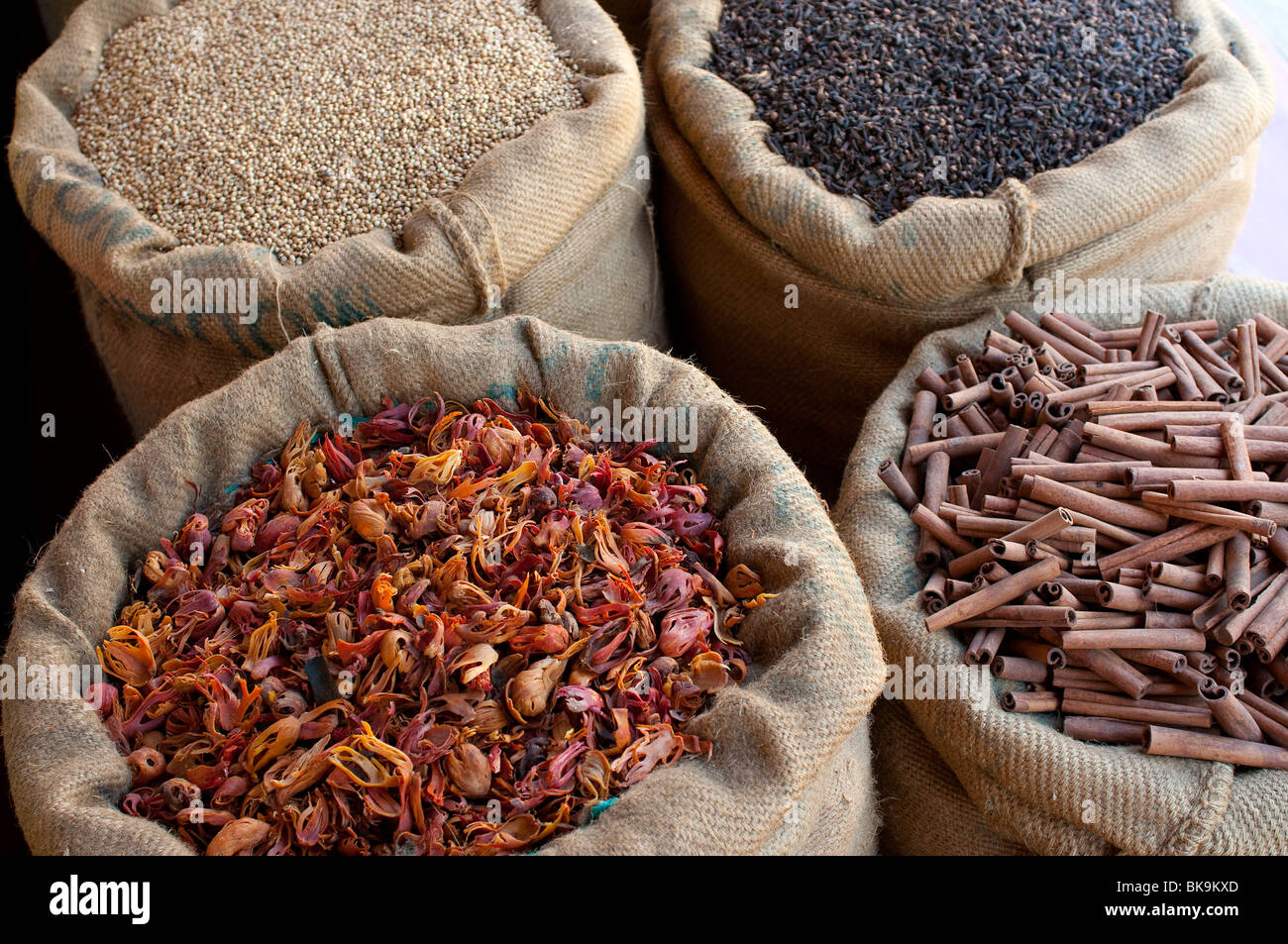 Spices, Fort Cochin, Kerala, India Stock Photo Alamy