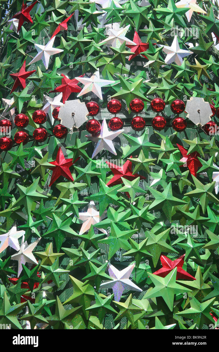 Decorated Christmas tree close up Stock Photo - Alamy