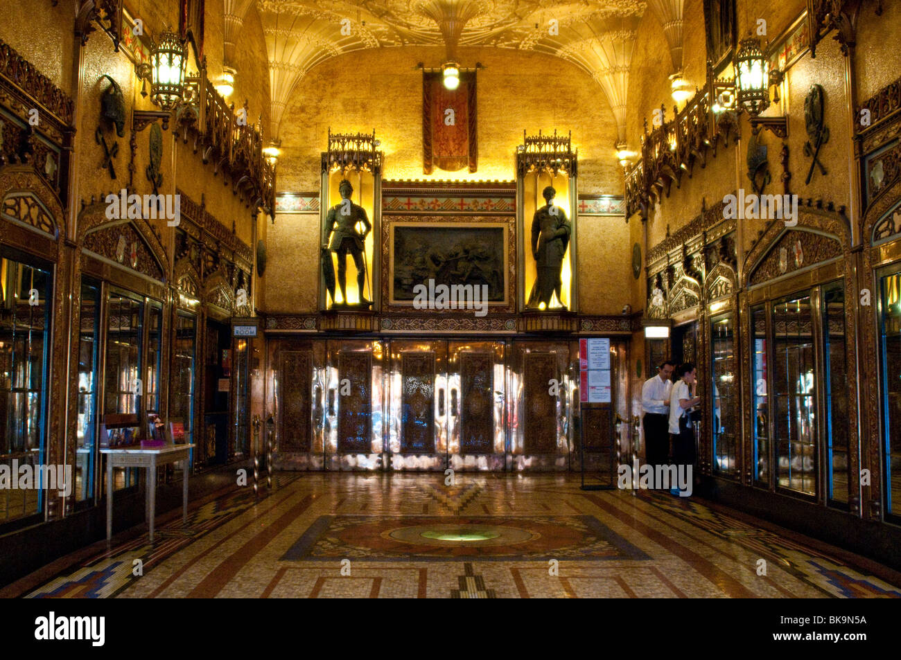 Opulently decorated State theatre entrance hall, Sydney, Australia Stock Photo