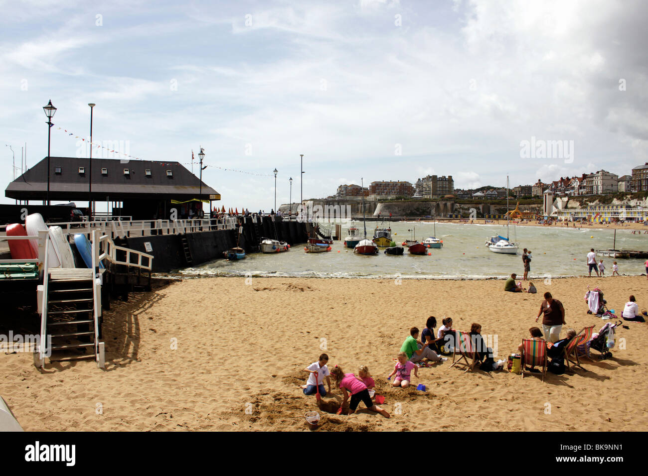 VIKING BAY AT BROADSTAIRS. KENT. UK Stock Photo Alamy