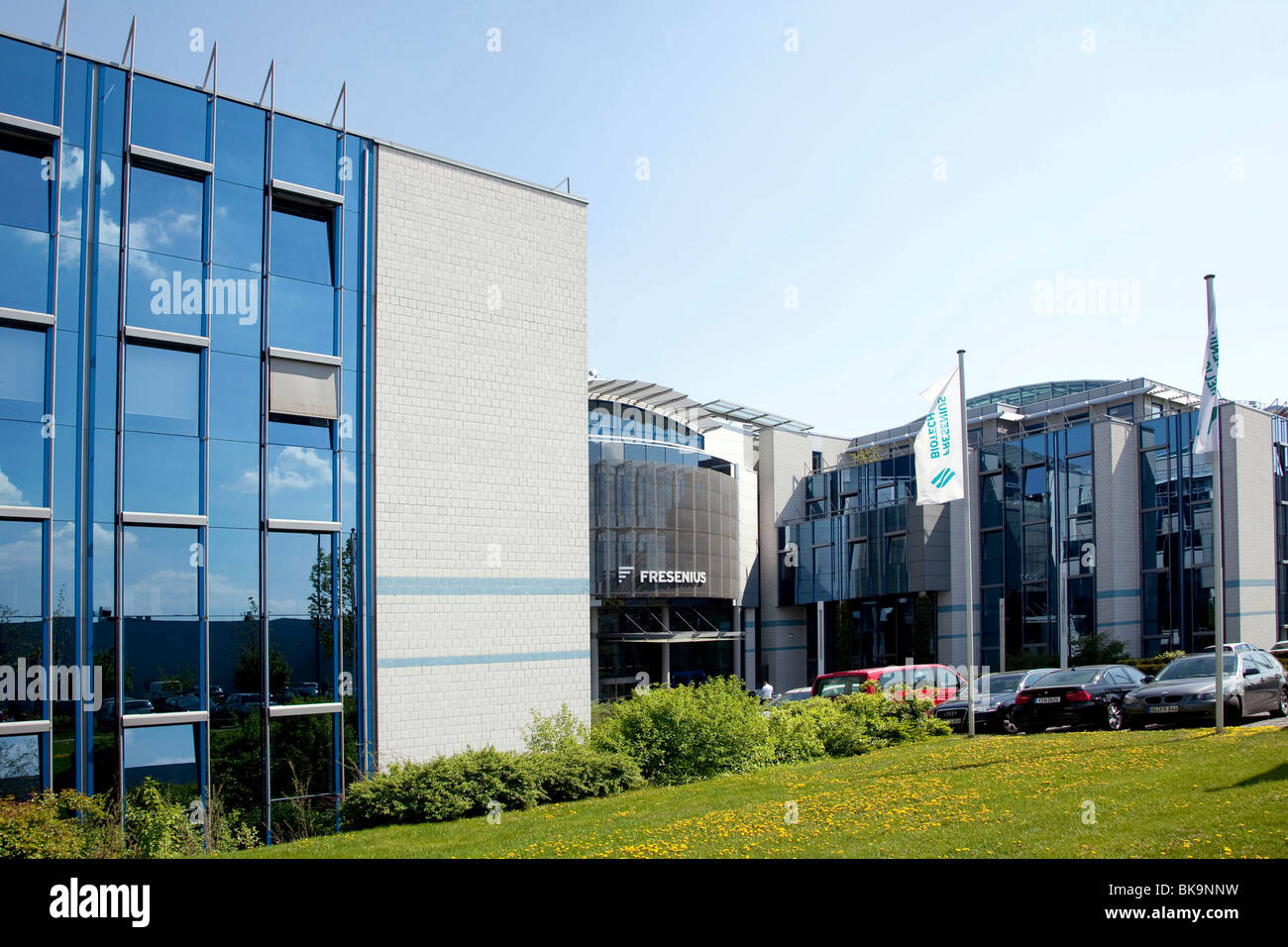 Corporate headquarters of the Fresenius SE company in Bad Homburg von der Hoehe, Hesse, Germany, Europe Stock Photo