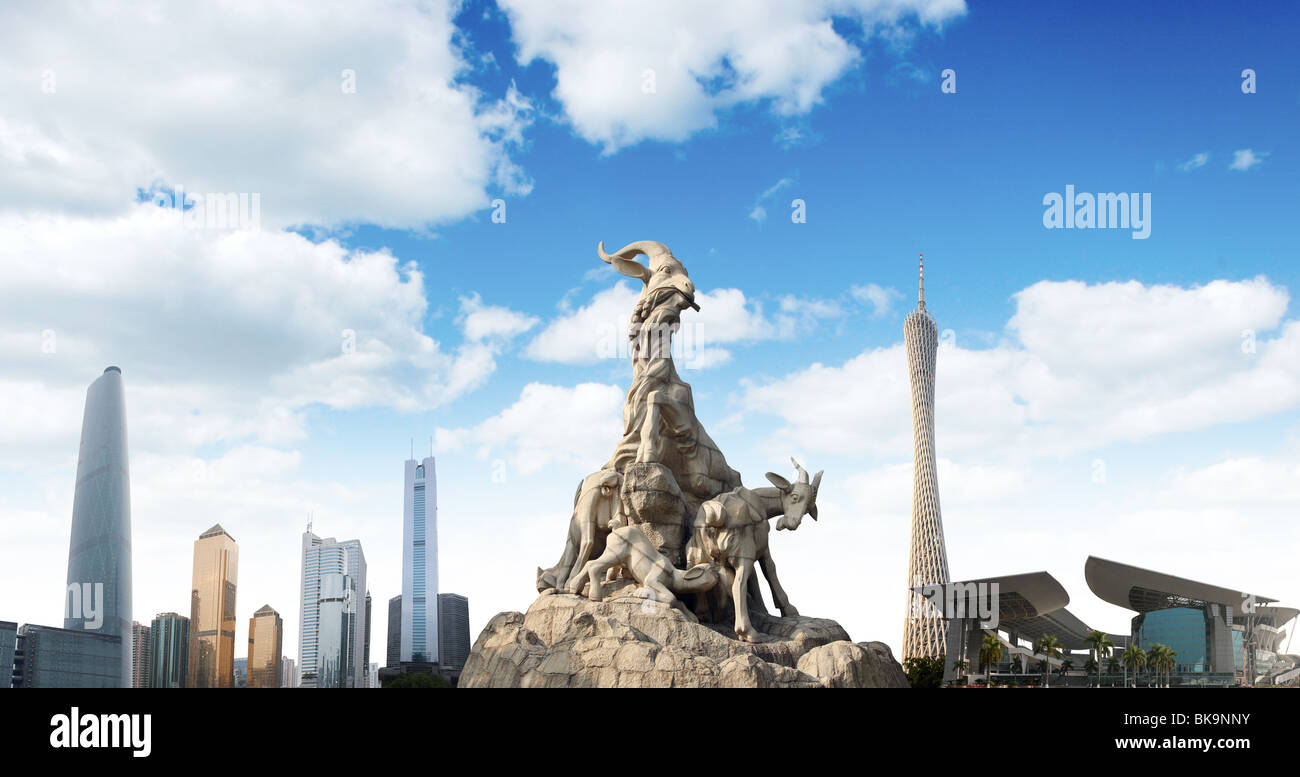 Five Rams in Guangzhou,digital composite Stock Photo - Alamy