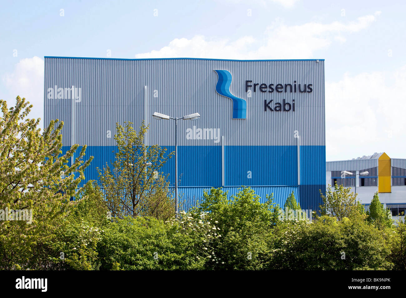 Production site of the Fresenius Kabi Deutschland GmbH company, part of Fresenius SE, in Friedberg, Hesse, Germany, Europe Stock Photo