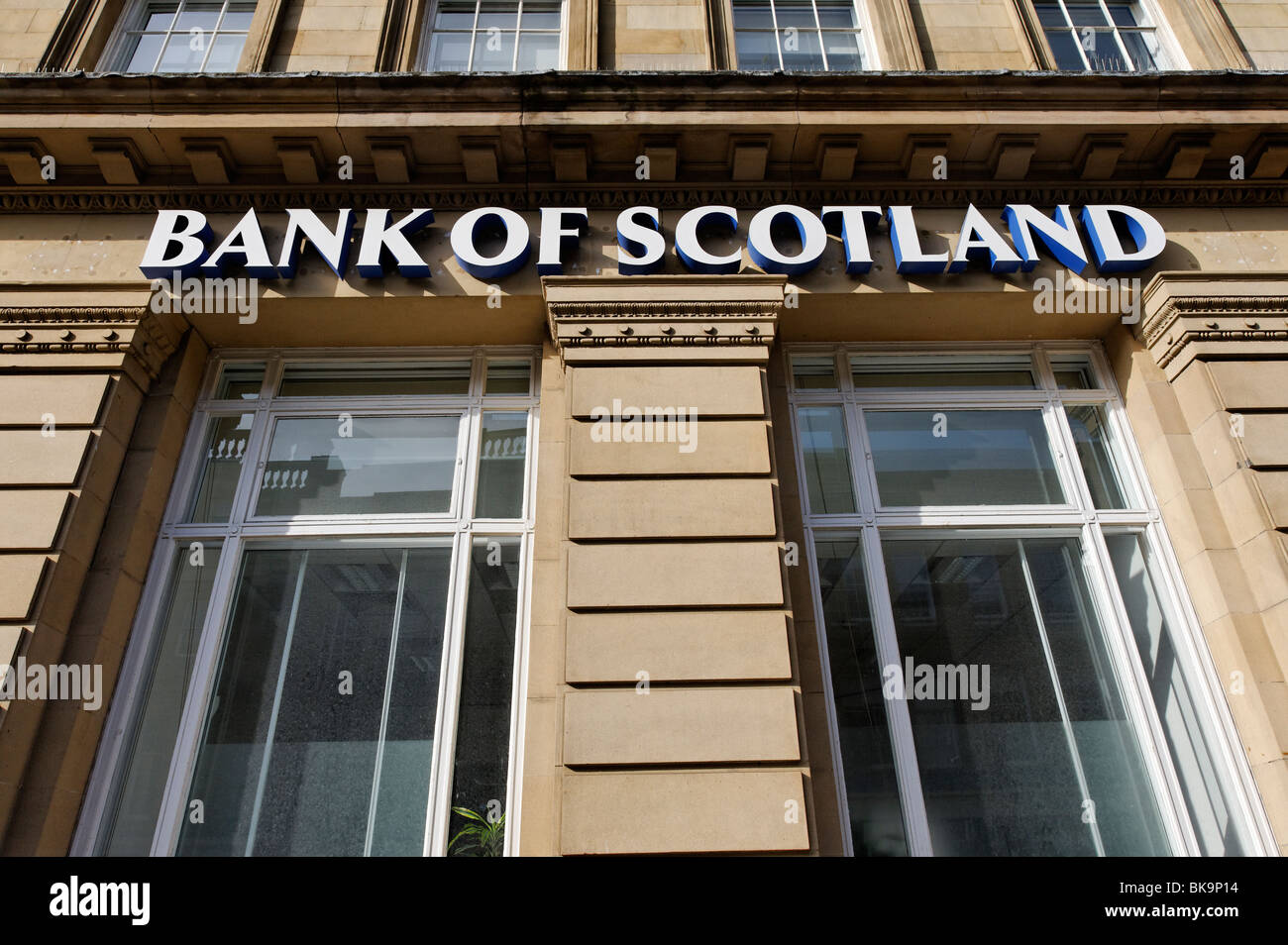 Bank of Scotland in Grey Street NewcastleuponTyne Stock Photo Alamy