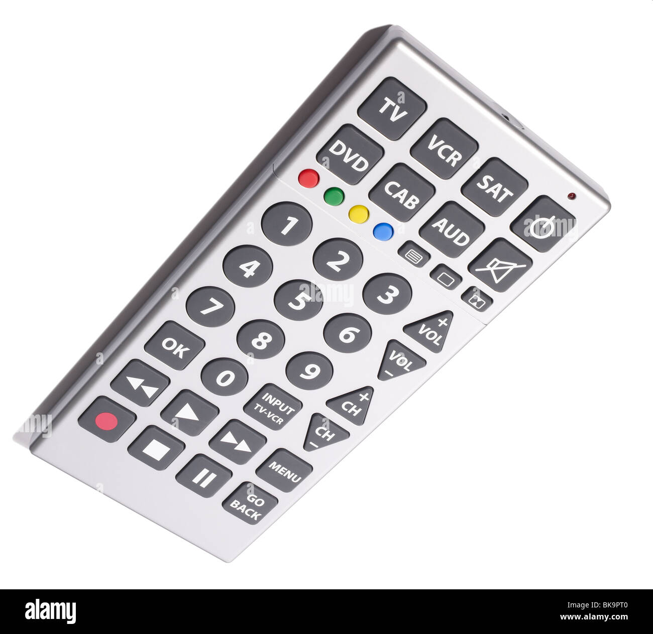 Universal television remote control Stock Photo Alamy
