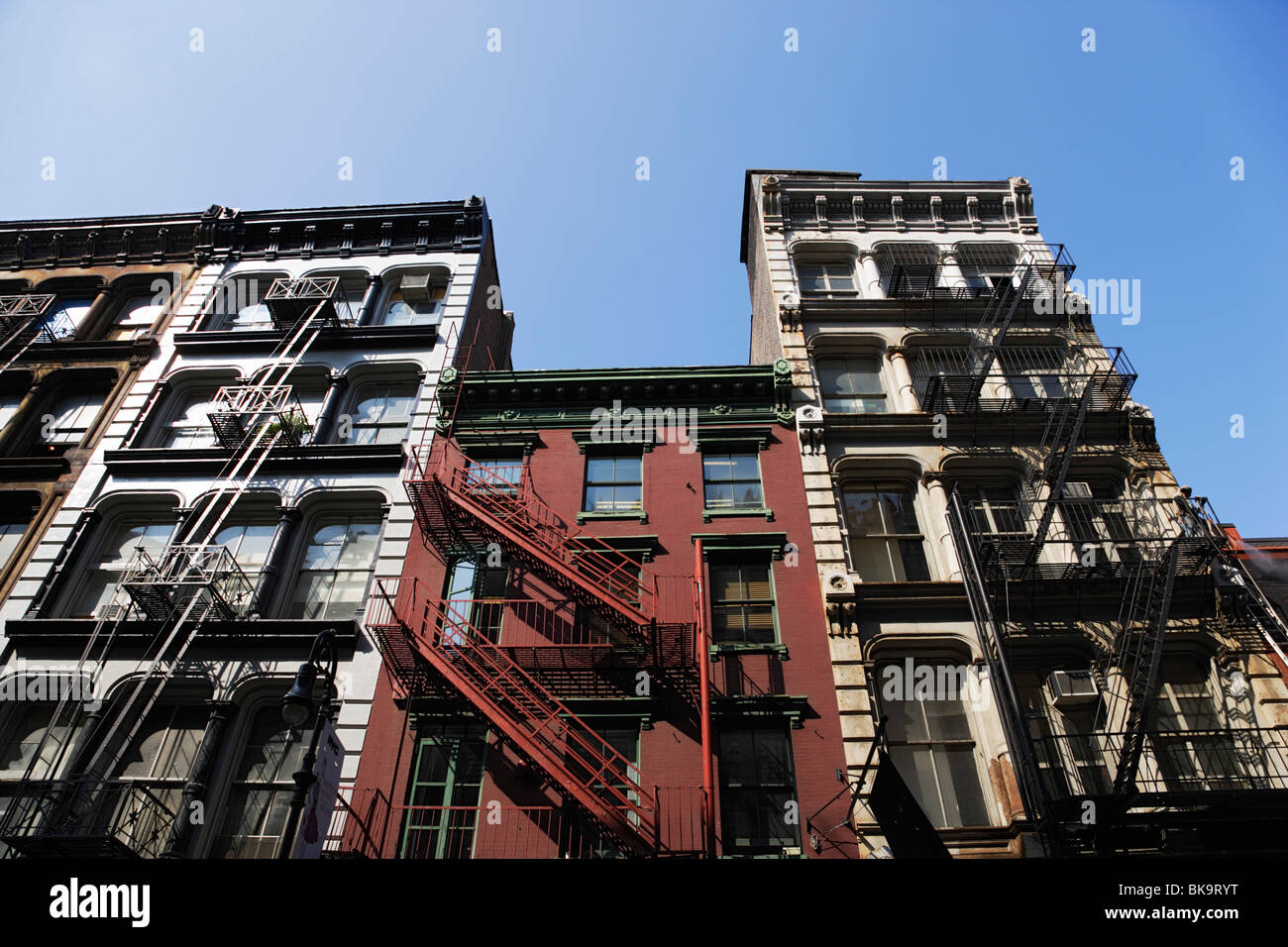 Cast-iron architecture, Soho, Manhattan, New York City, New York, USA Stock Photo