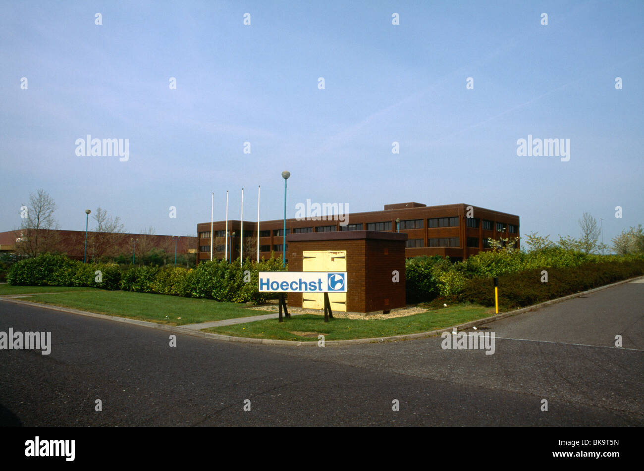 Milton Keynes Buckinghamshire England Industrial Estate Hoechst Stock
