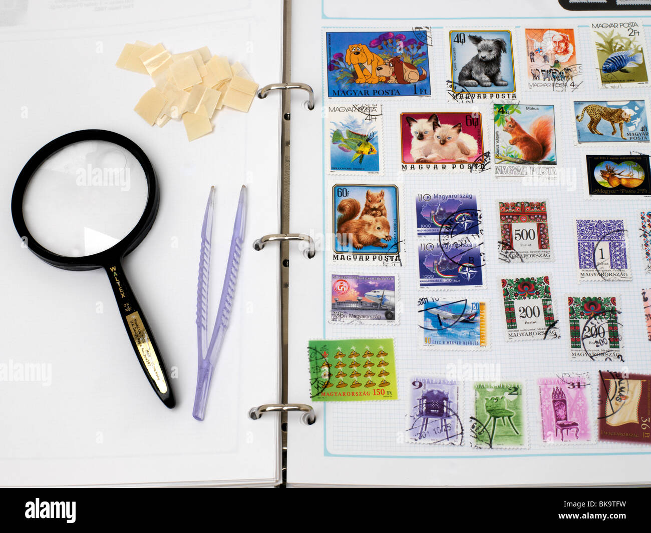 Stamp collecting album hi-res stock photography and images - Alamy