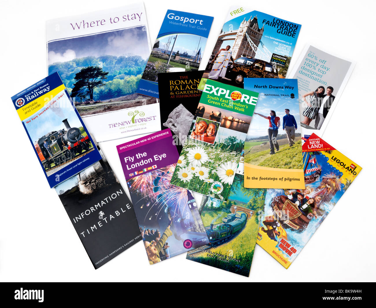 Local Information Guides Stock Photo