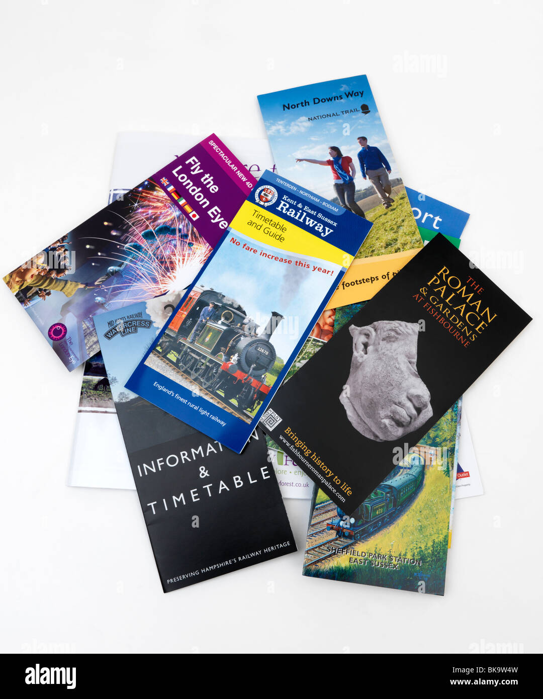Local Information Guides Stock Photo