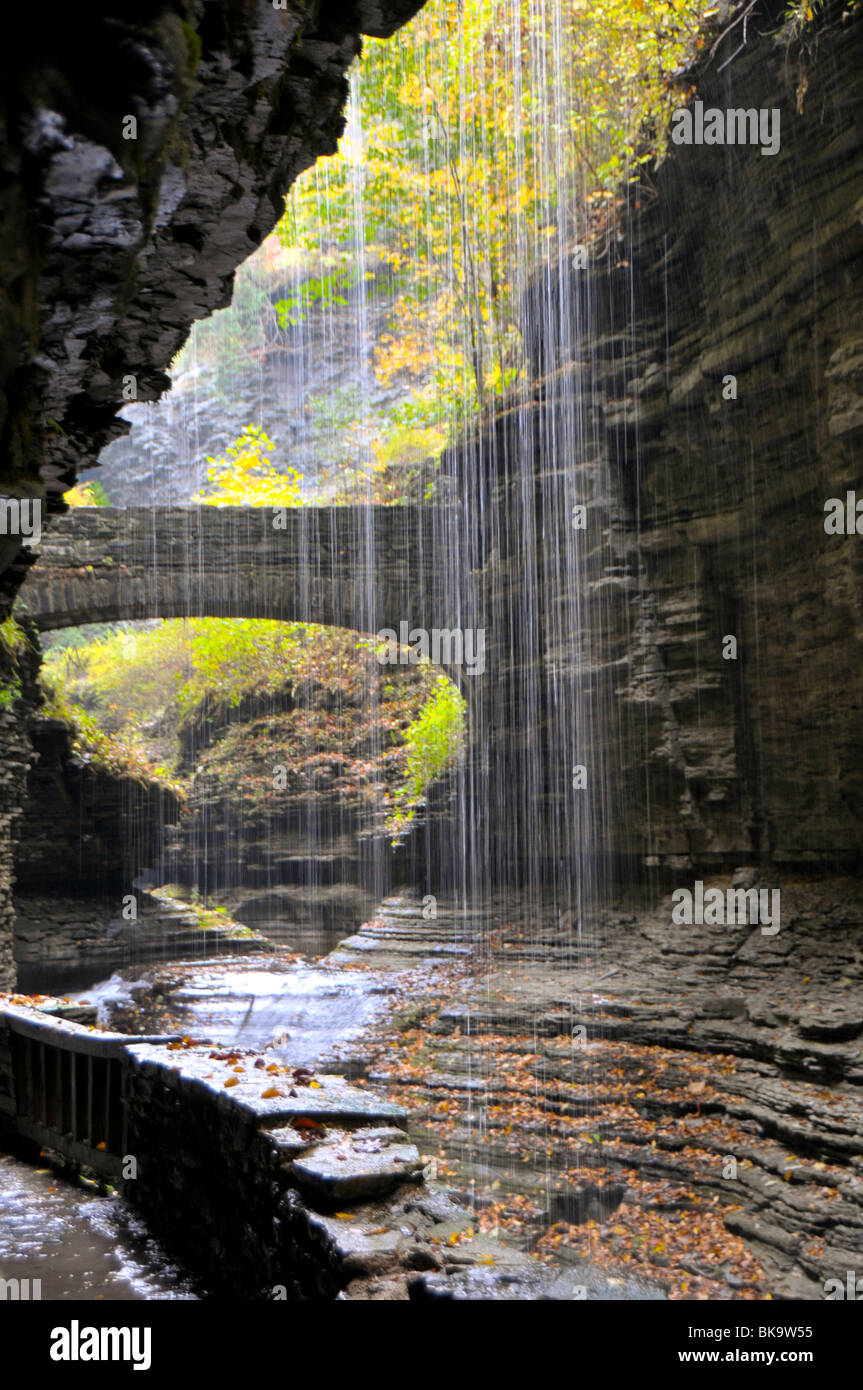 【中古】 Rainbows and Waterfalls J．DonaldWalters Rainbow Falls Watkins Glen New York Vintage Postcard EB63 | eBay