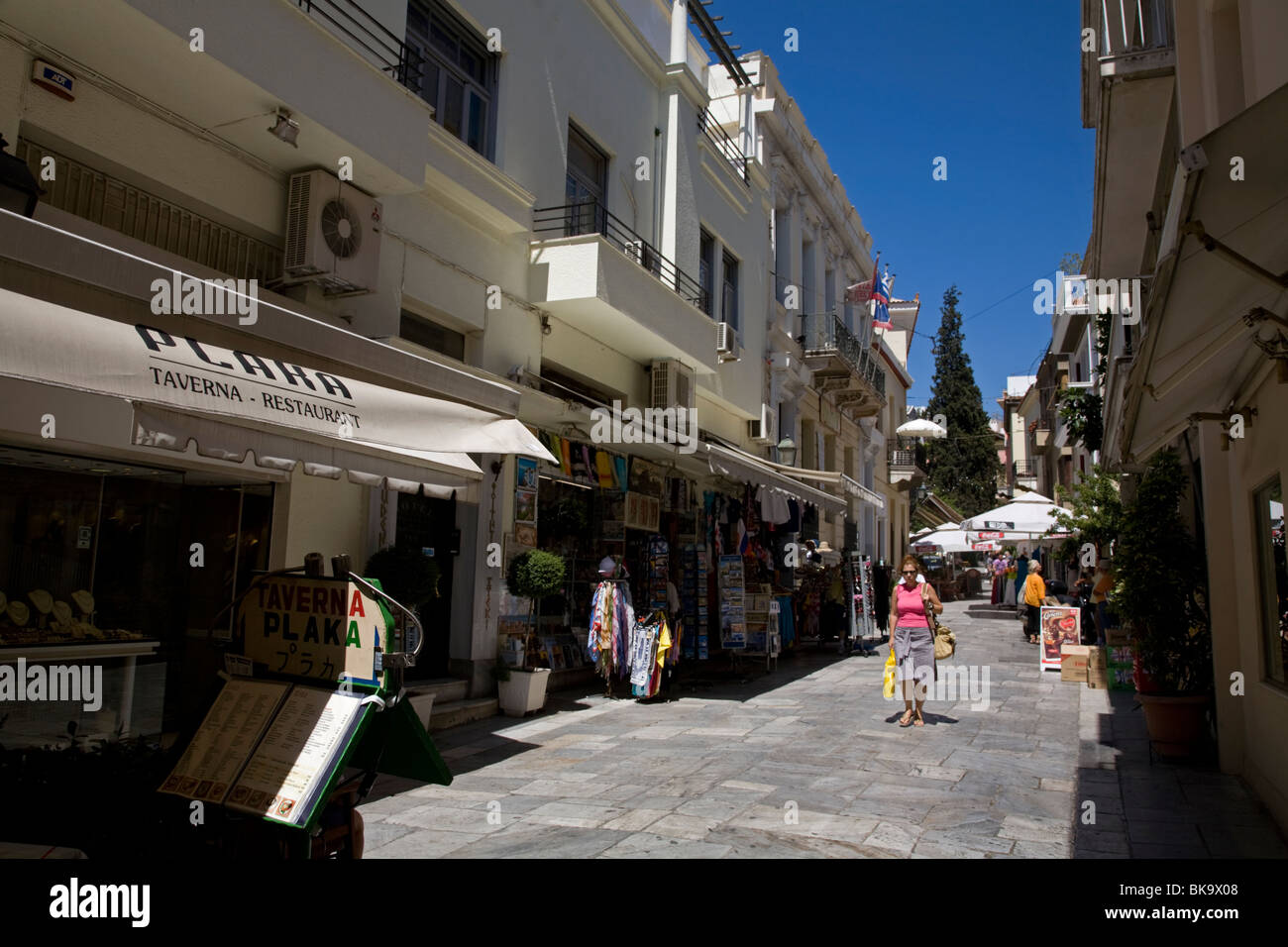 Plaka Athens Greece Stock Photo
