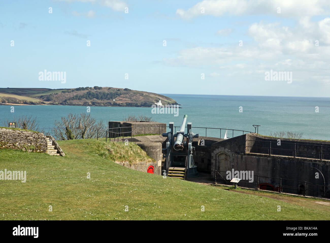 Pendennis castle Carrick Roads Falmouth Cornwall Stock Photo Alamy