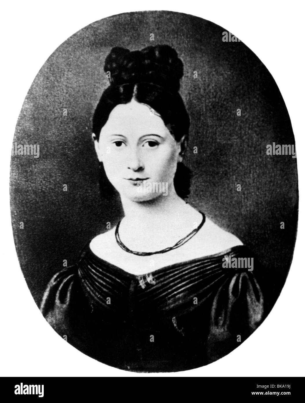 Marx, Jenny, 12.2.1814 - 2.12.1881, German socialist, portrait, after painting, 19th century, , Artist's Copyright has not to be cleared Stock Photo