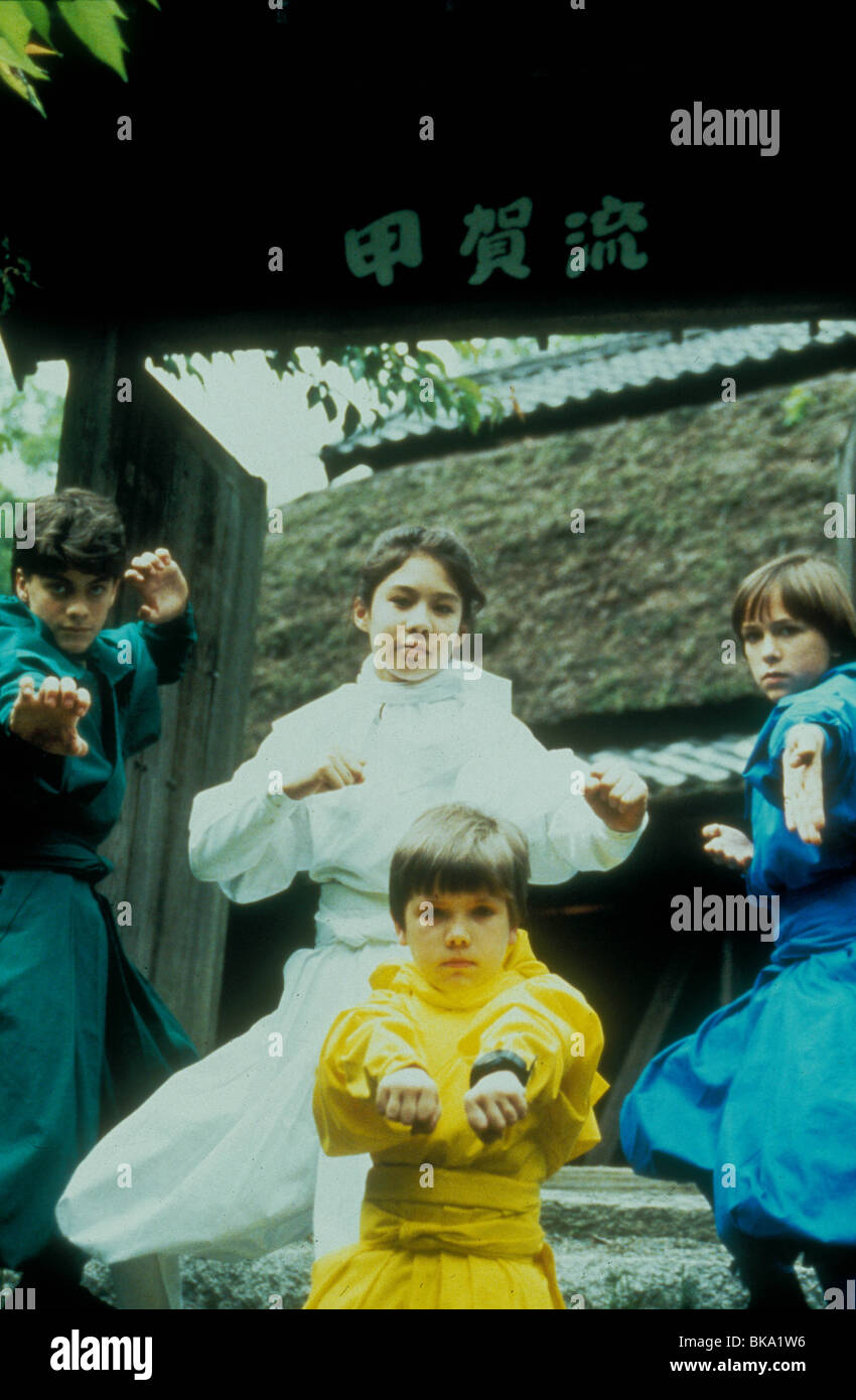 THREE NINJAS KICK BACK (1994) SEAN FOX, CAROLINE JUNKO KING, MAX ELLIOTT SLADE, EVAN BONIFANT