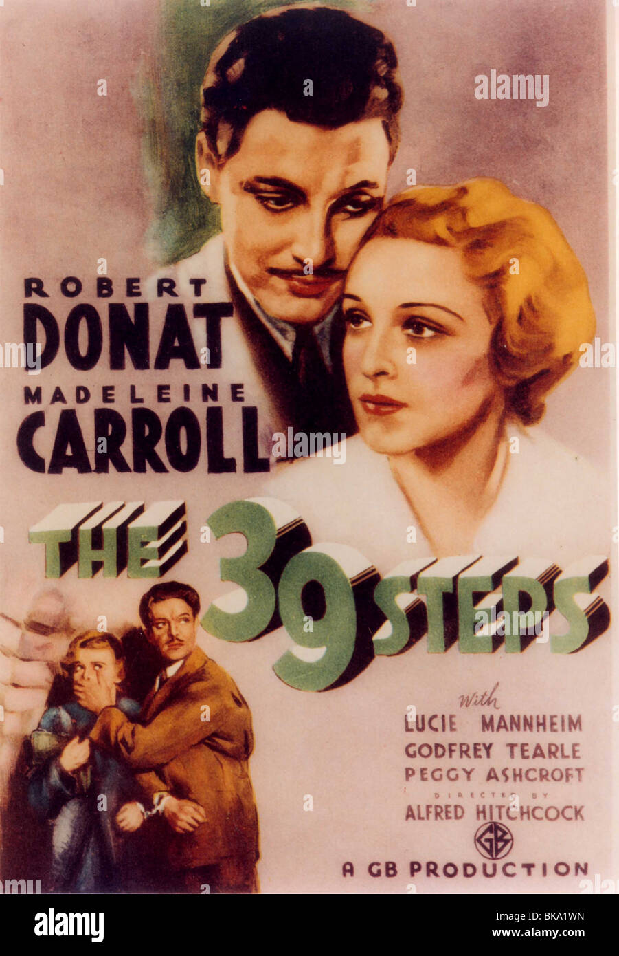THE 39 STEPS (1935) THE THIRTY NINE STEPS (ALT) POSTER 39ST 001CP Stock Photo