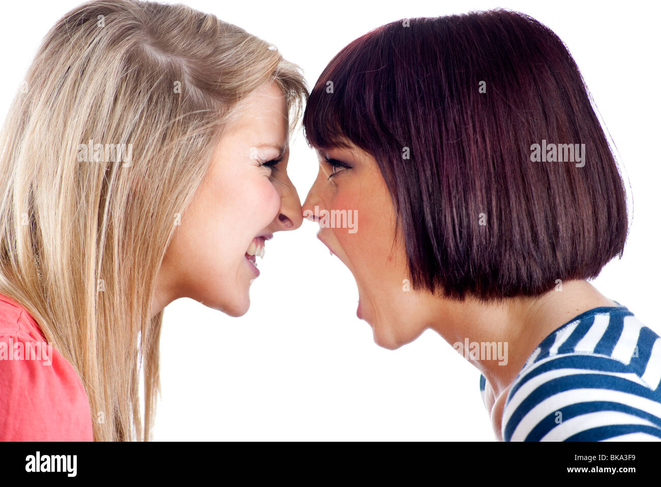 Two People Screaming At Each Other High Resolution Stock Photography and Images - Alamy