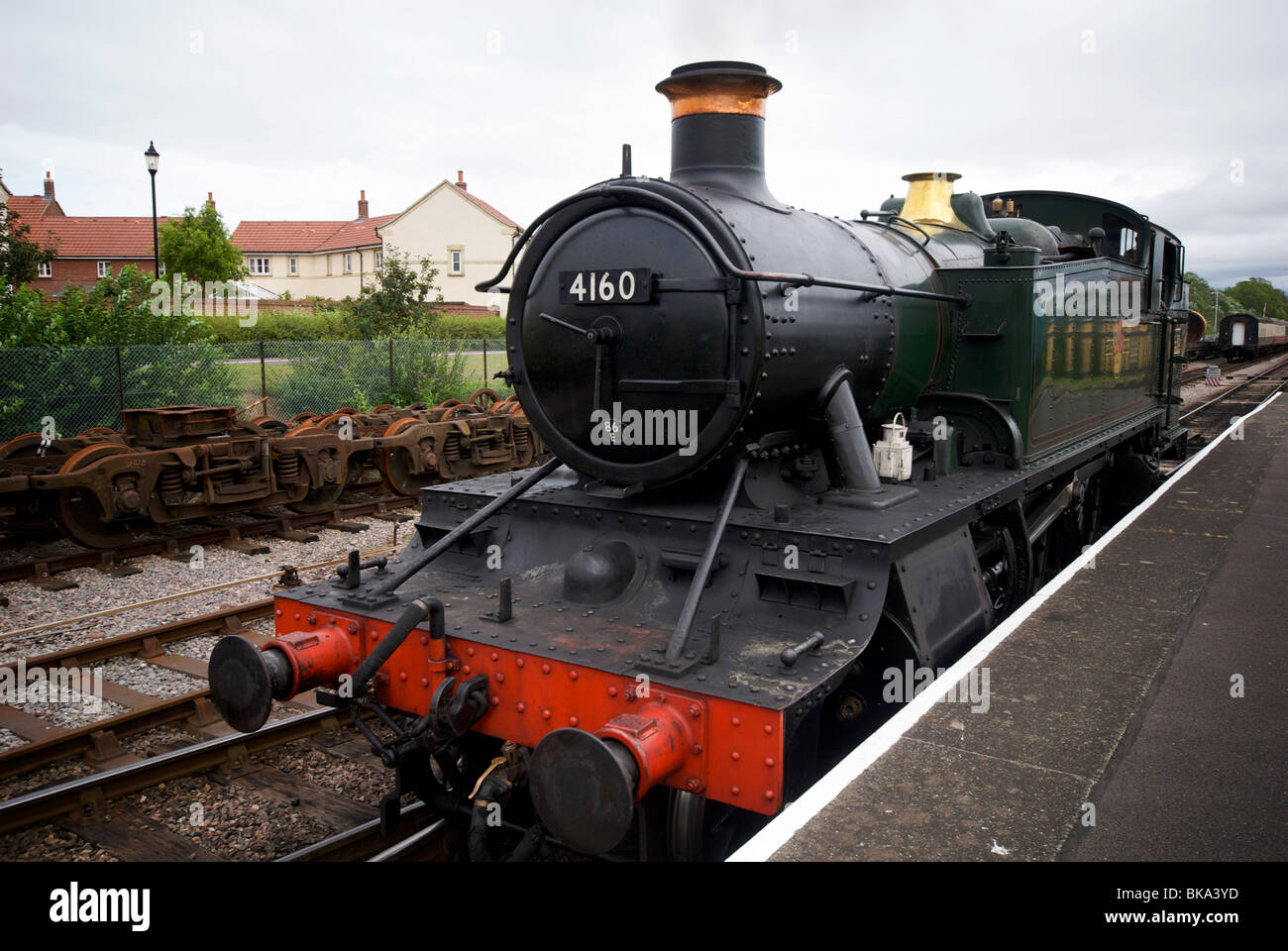 Minehead Steam Railway Station Somerset UK Stock Photo