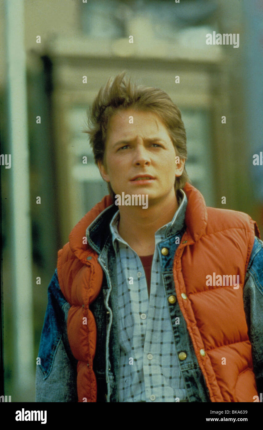BACK TO THE FUTURE (1985) MICHAEL J. FOX BTF 049 Stock Photo - Alamy