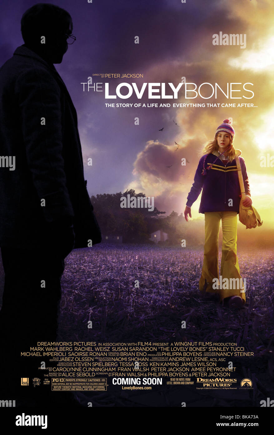 The Lovely Bones Year : 2009 Director : Peter Jackson Saoirse Ronan Movie  poster (USA Stock Photo - Alamy