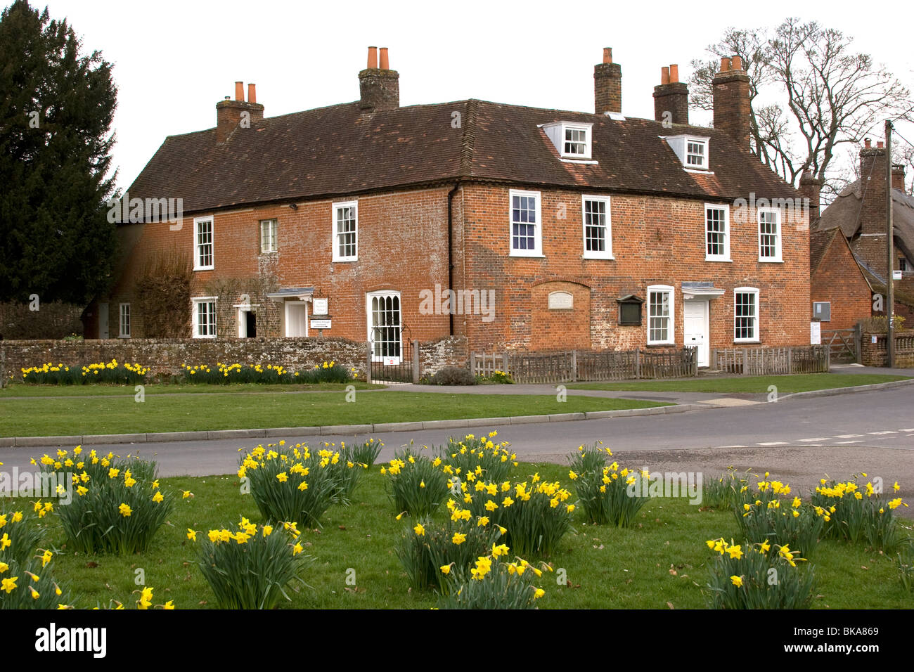 Jane Austen's House in Chawton, Hampshire, England Stock Photo