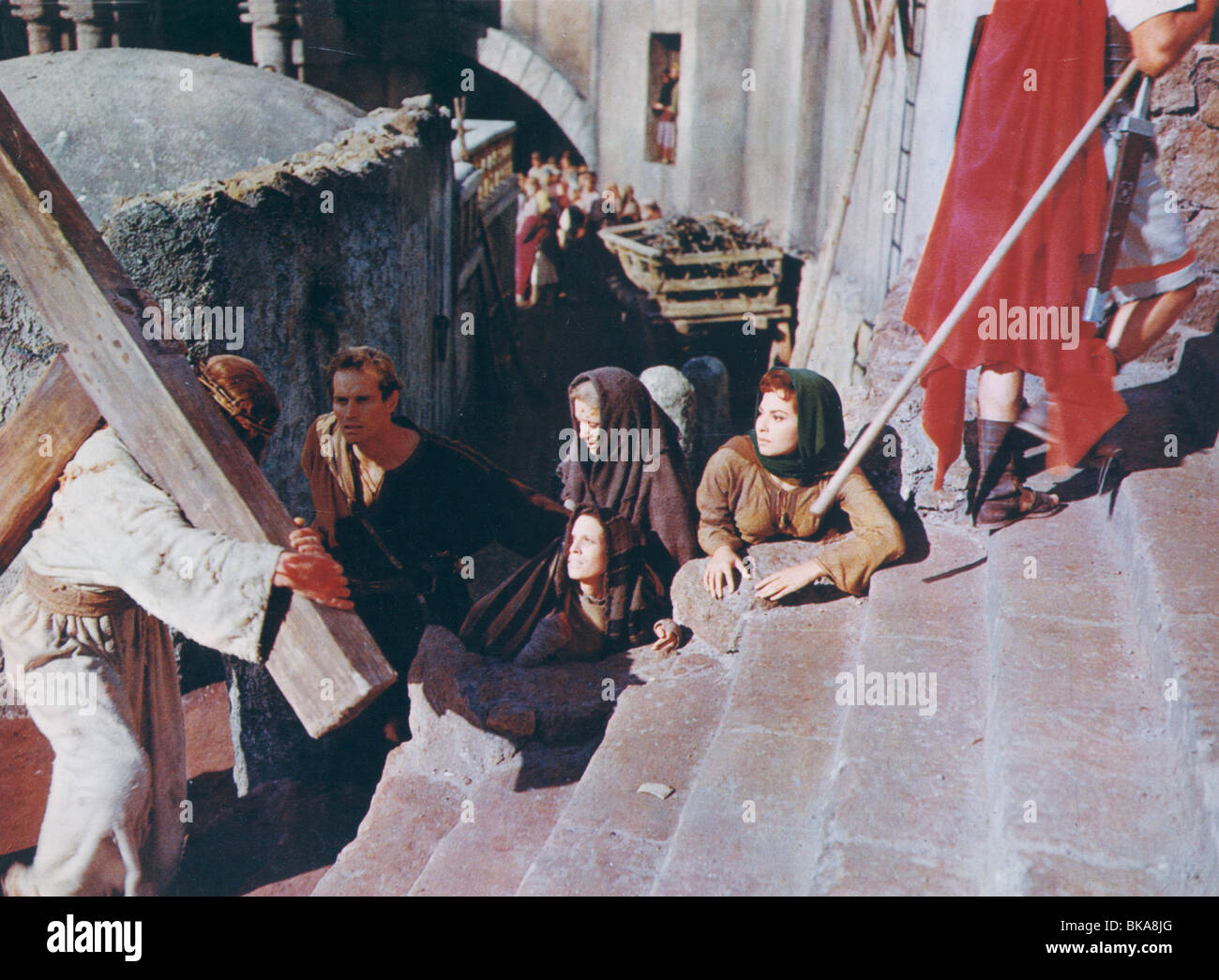 BEN-HUR (1959) CHARLTON HESTON, CATHY O'DONNELL, MARTHA SCOTT, HAYA HARAREET BHR 002FOH Stock Photo