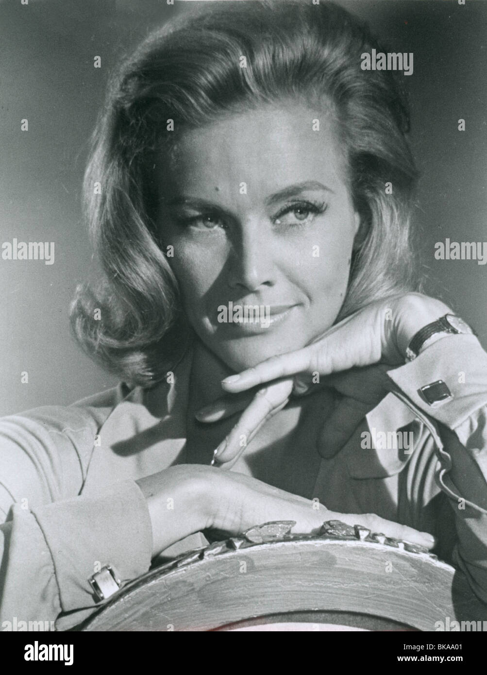 HONOR BLACKMAN PORTRAIT Stock Photo