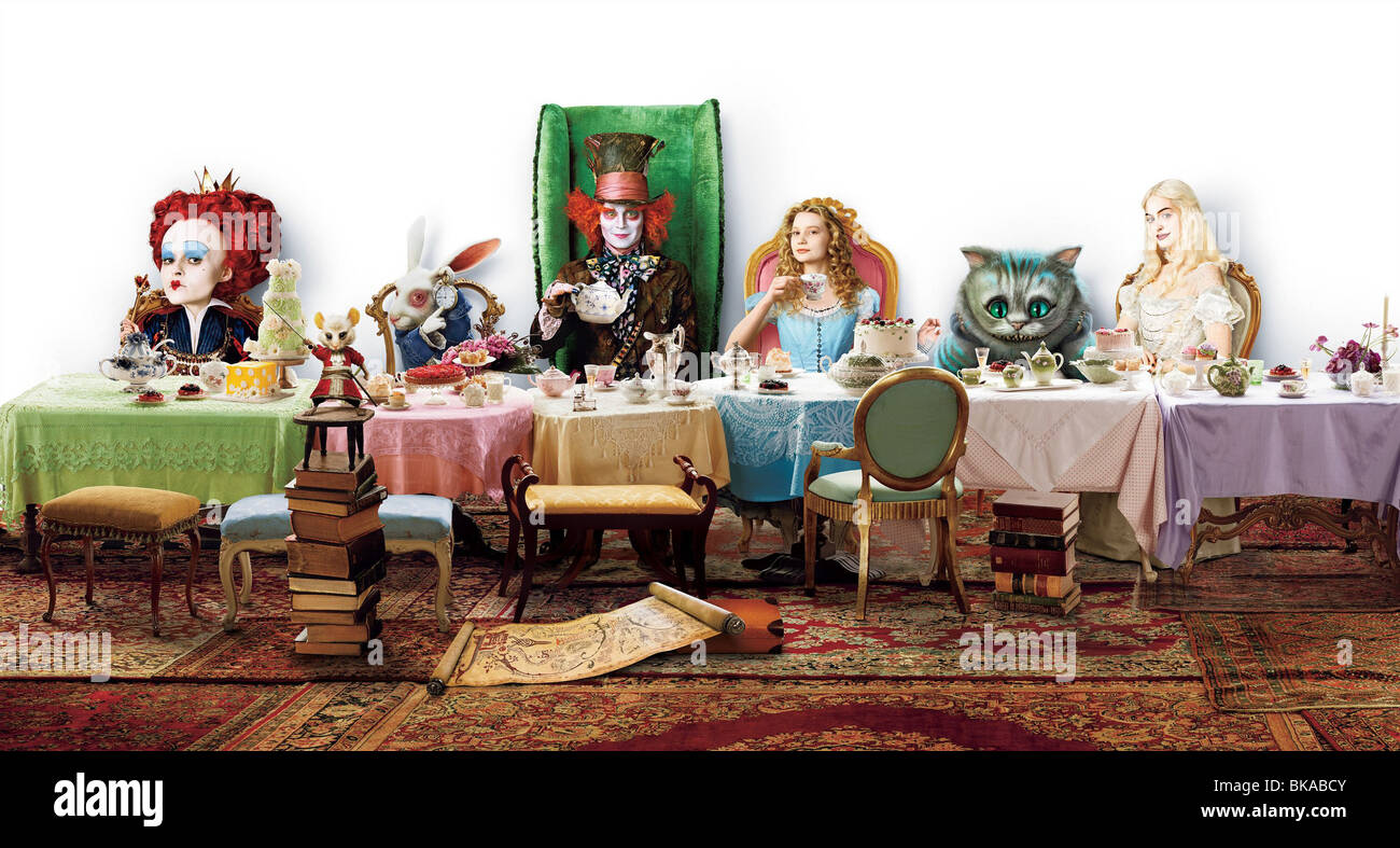 Alice in Wonderland Year: 2010 - USA Director: Tim Burton Helena Bonham ...