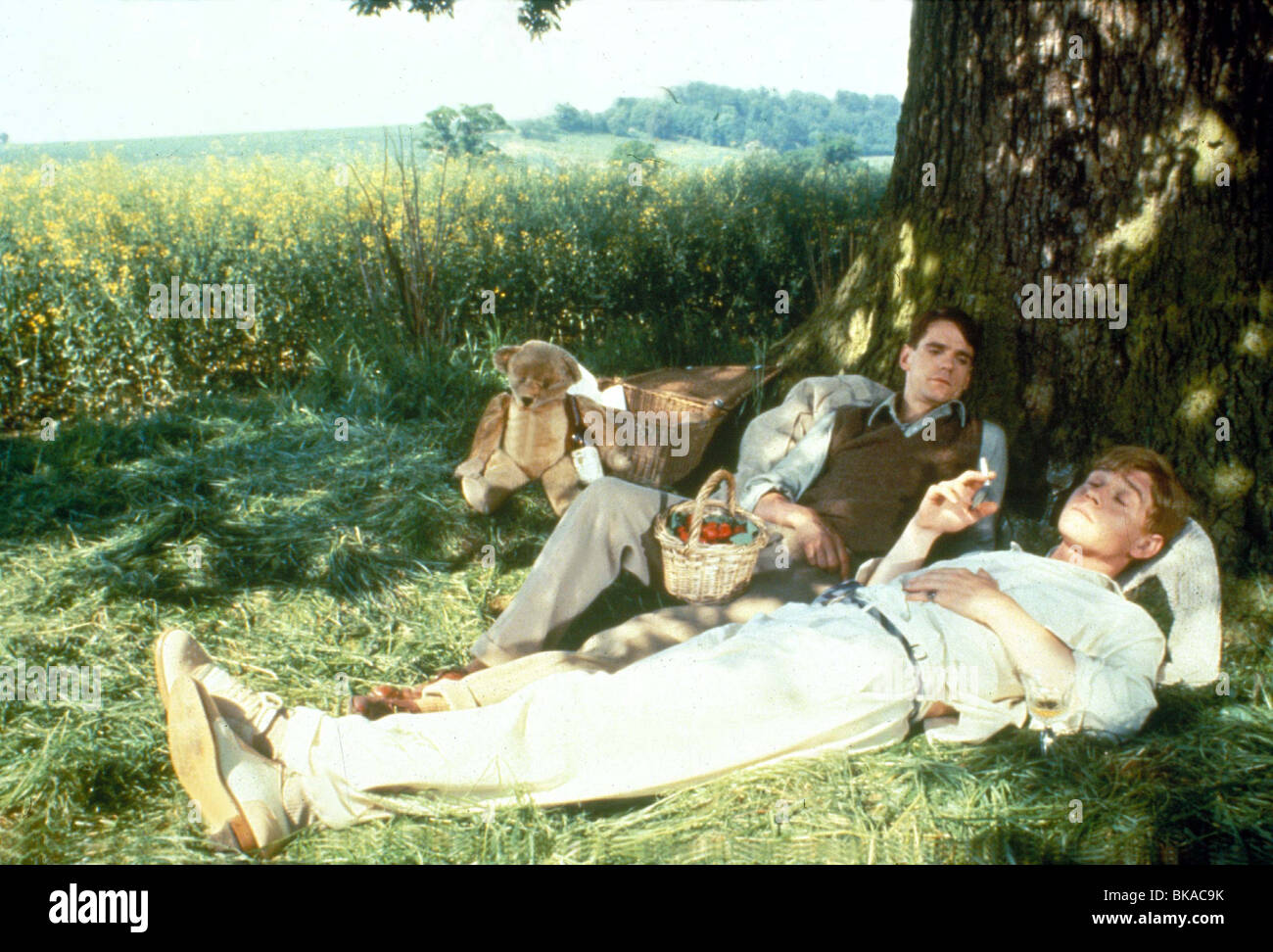 BRIDESHEAD REVISITED (TV - 1981) JEREMY IRONS, ANTHONY ANDREWS CREDIT BBC BHRV 007 Stock Photo