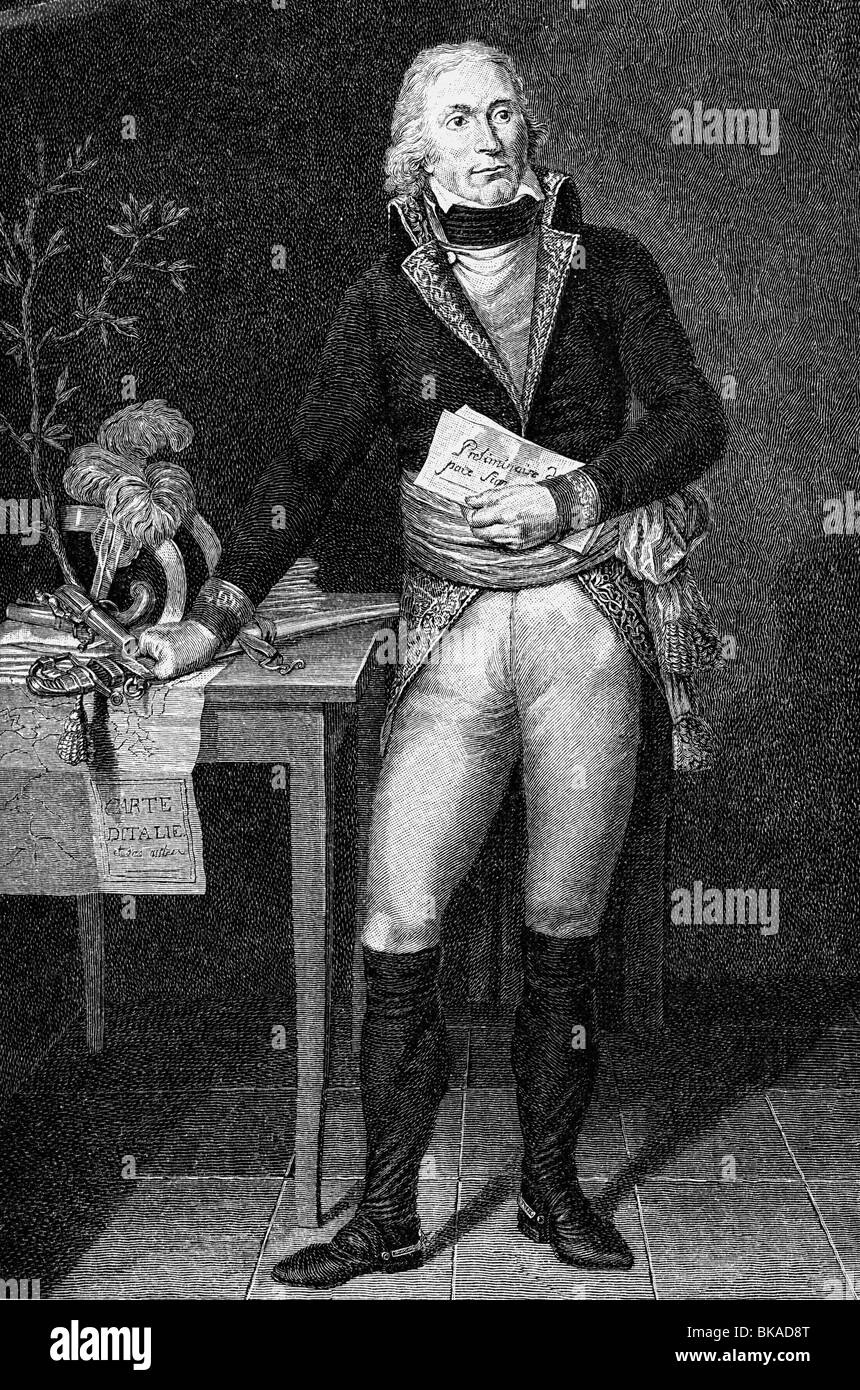 Masséna, André, 6.5.1756 - 14.4.1817, French general, full length, wood engraving, 19th century, , Stock Photo