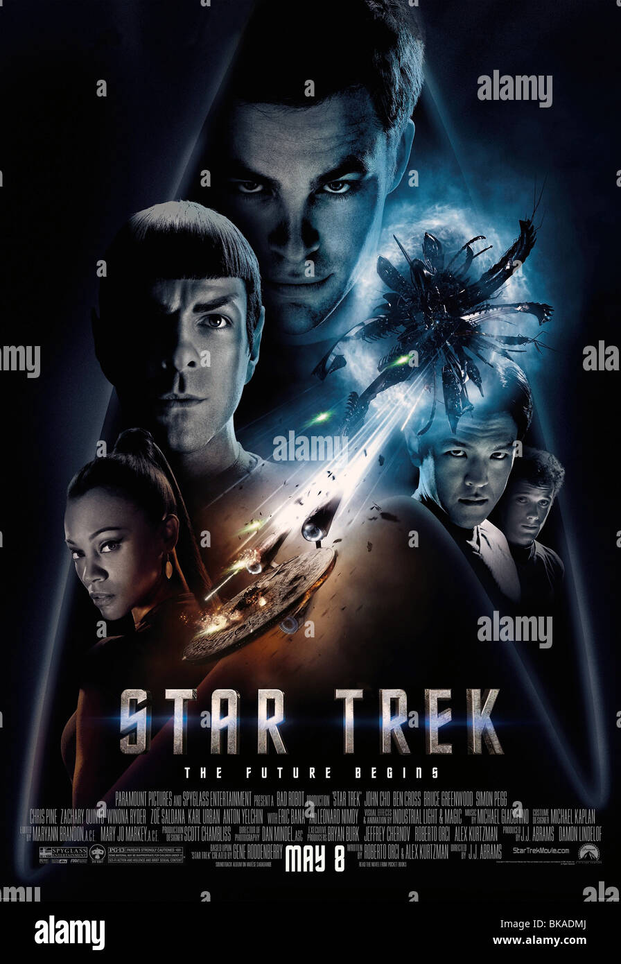 Star Trek Year : 2009 Director : J.J. Abrams Movie poster (USA) Stock Photo