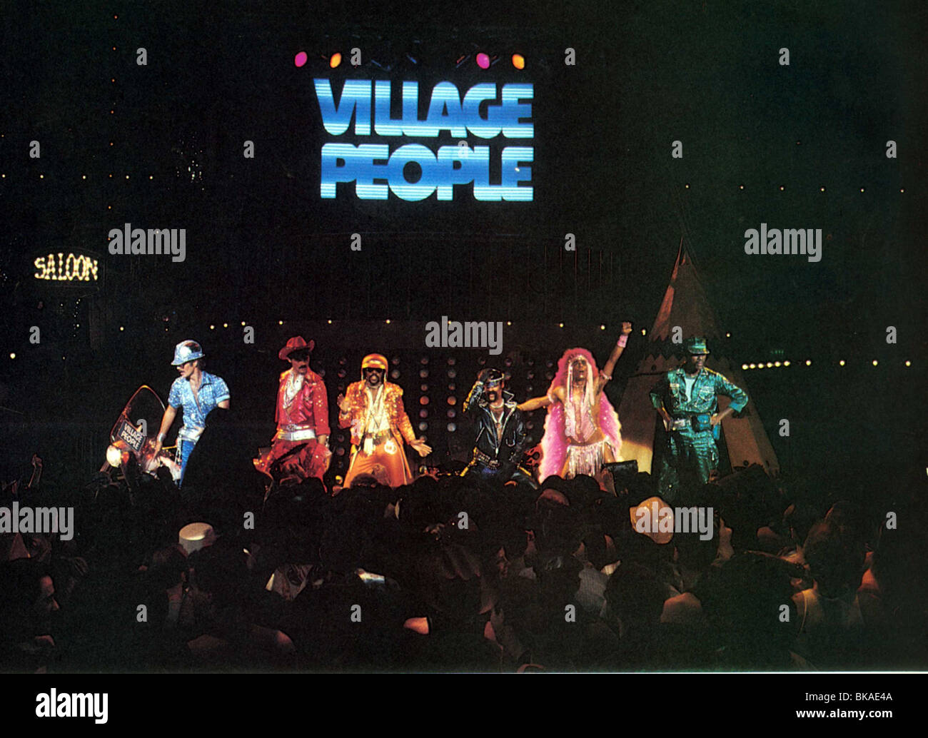 CAN'T STOP THE MUSIC (1980) VILLAGE PEOPLE CSTM 005FOH Stock Photo