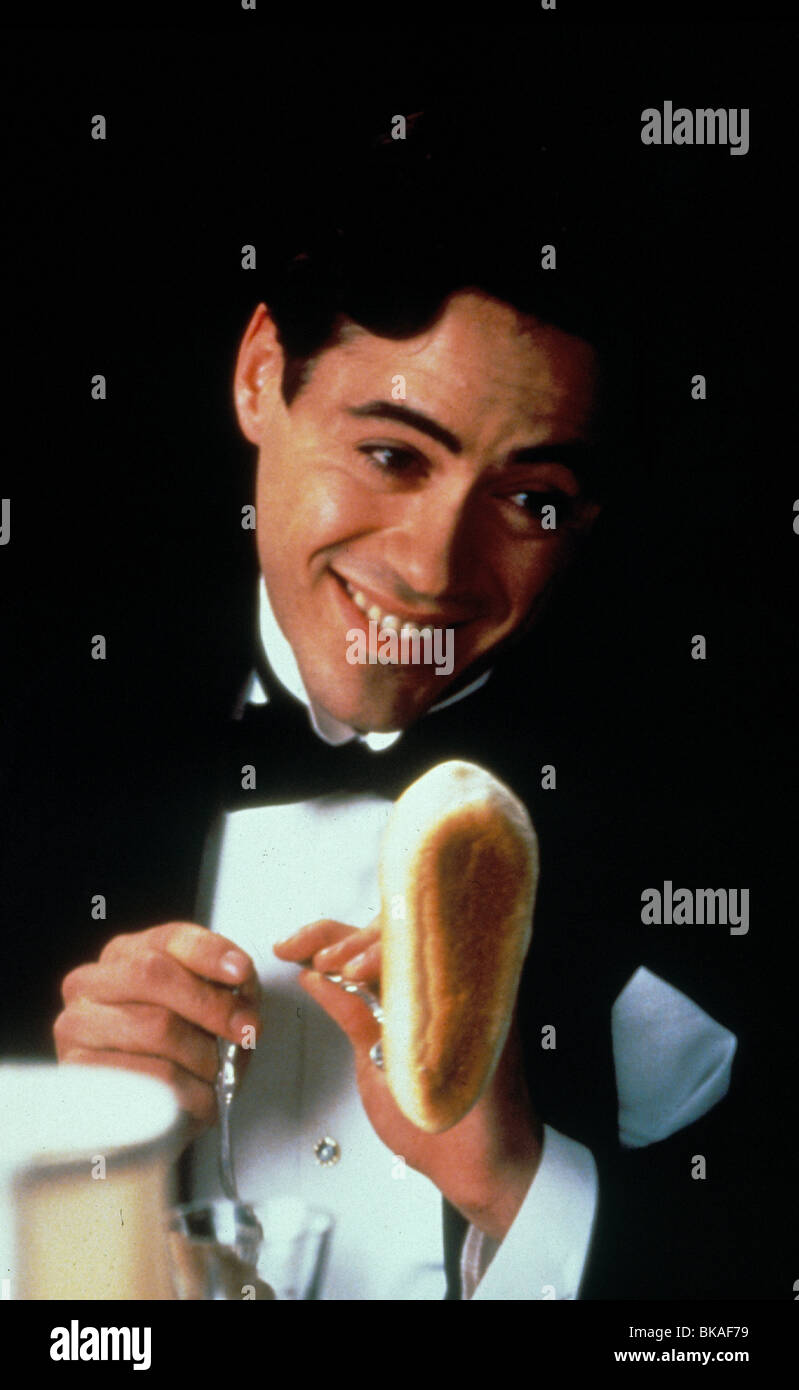 CHAPLIN -1992 ROBERT DOWNEY JR Stock Photo