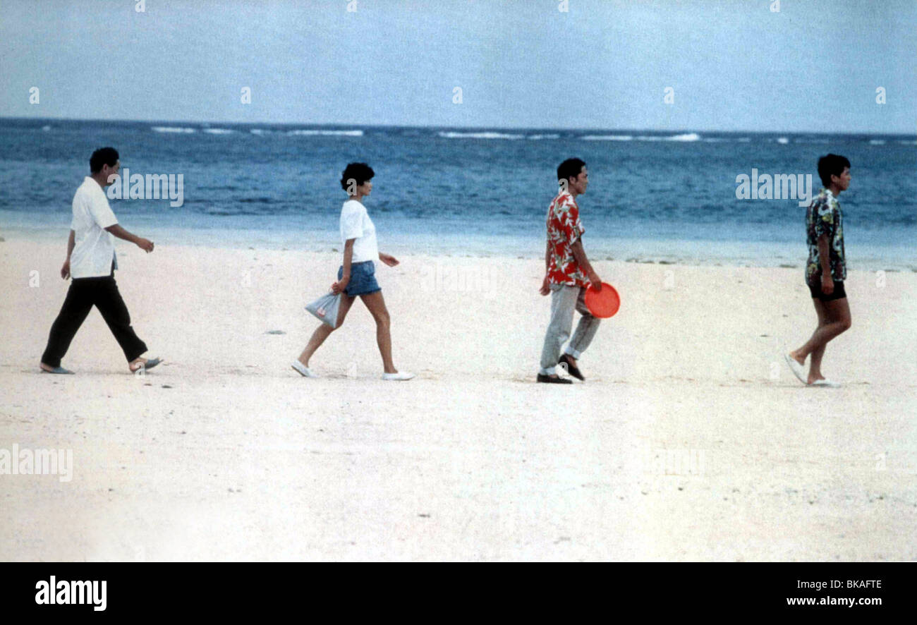 Sonatine  Year : 1993 Japan Director : Takeshi Kitano Aya Kokumai, Masanobu Katsumura, Susumu Terajima Stock Photo