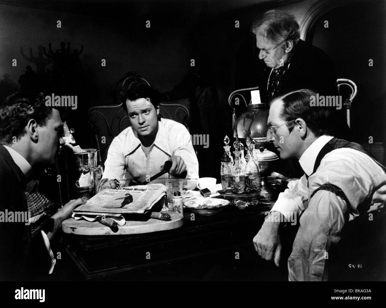 CITIZEN KANE (1941) JOSEPH COTTEN, ORSON WELLES CZK 011P Stock Photo