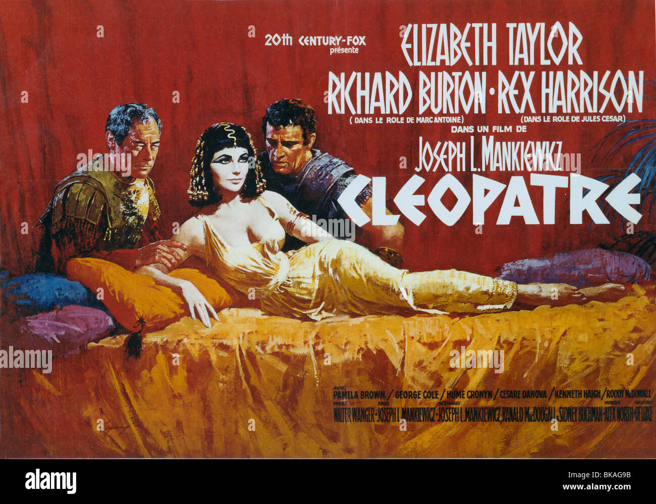 CLEOPATRA -1963 POSTER Stock Photo