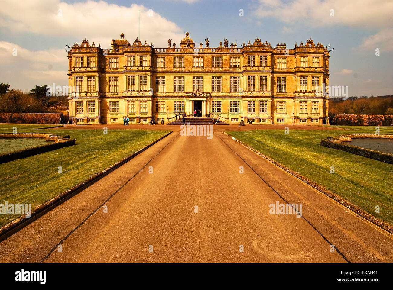 Longleat House In Wiltshire Stock Photo