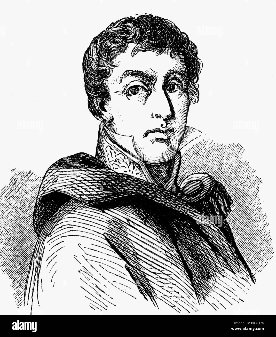 Soult, Nicolas-Jean-de-Dieu, 29.3.1769 - 26.11.1851, French general and politician, portrait, wood engraving, 19th century, , Stock Photo