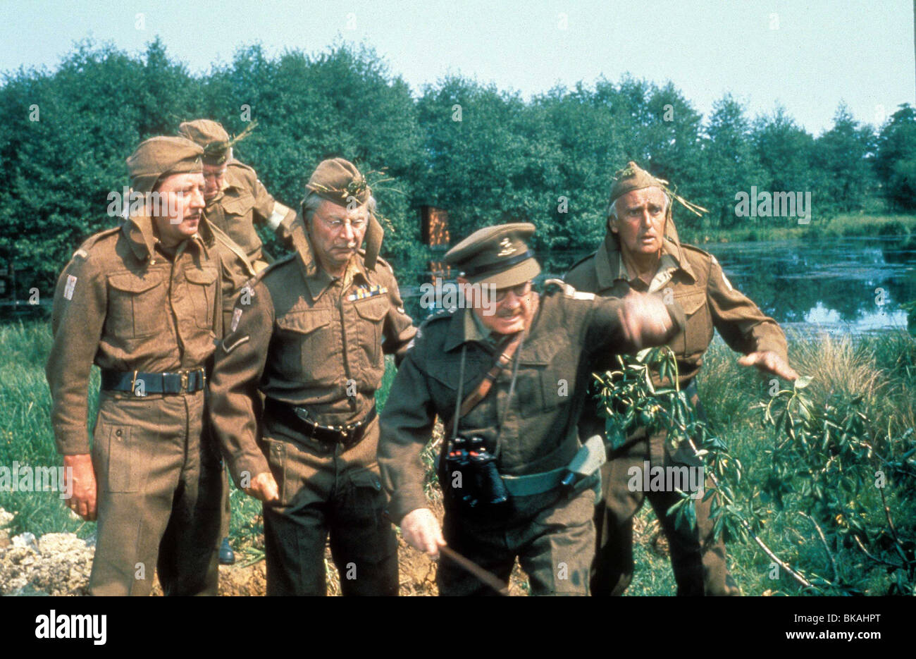 DAD'S ARMY (TV) JAMES BECK, ARNOLD RIDLEY, CLIVE DUNN, ARTHUR LOWE, JOHN LAURIE DADA 004 Stock Photo